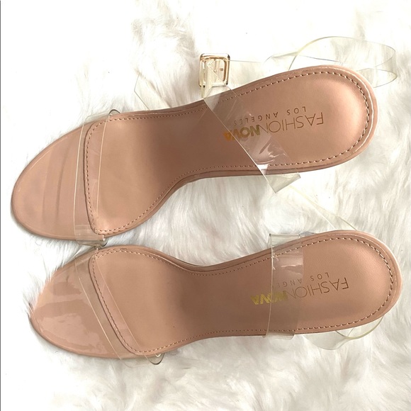 🔥CLEAR HEELS 🔥(fits 8.5) SIZE 9🔥 USED - Picture 3 of 11